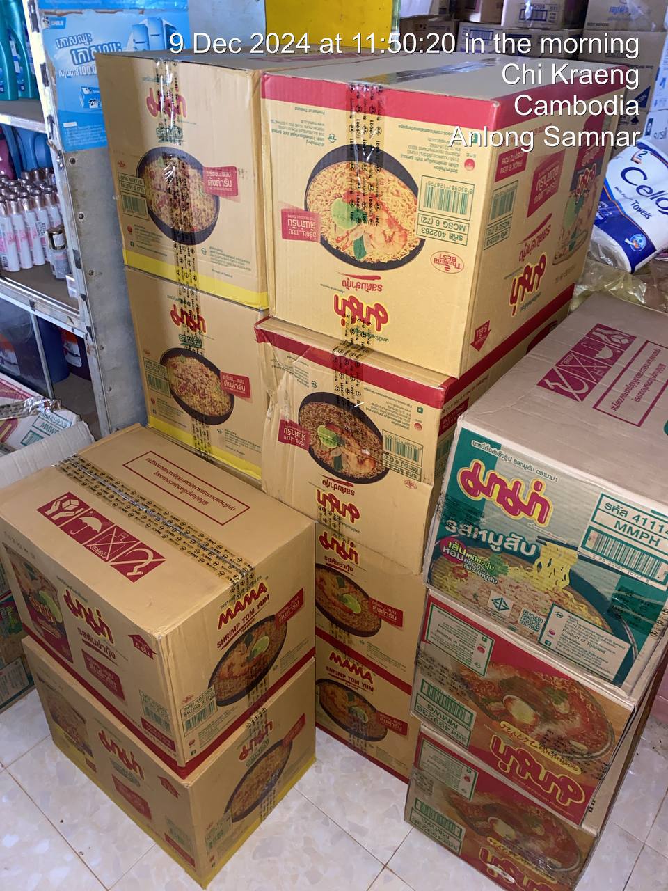 MAMA THAI PRESIDENT FOOD IN CAMBODIA WITH THE BEST DISTRIBUTOR IN CAMBODIA